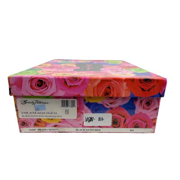 Beverly Feldman Women's Black Peep Toe Platforms 4.5in Heel Sz 8 (EU 38) - Picture 10 of 10